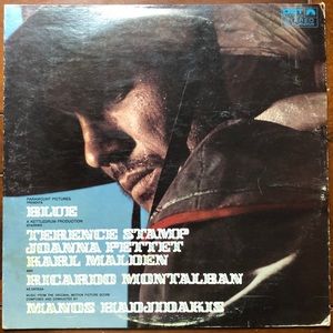 Manos Hadjidakas Blue Motion Picture Soundtrack Vinyl Lp '68